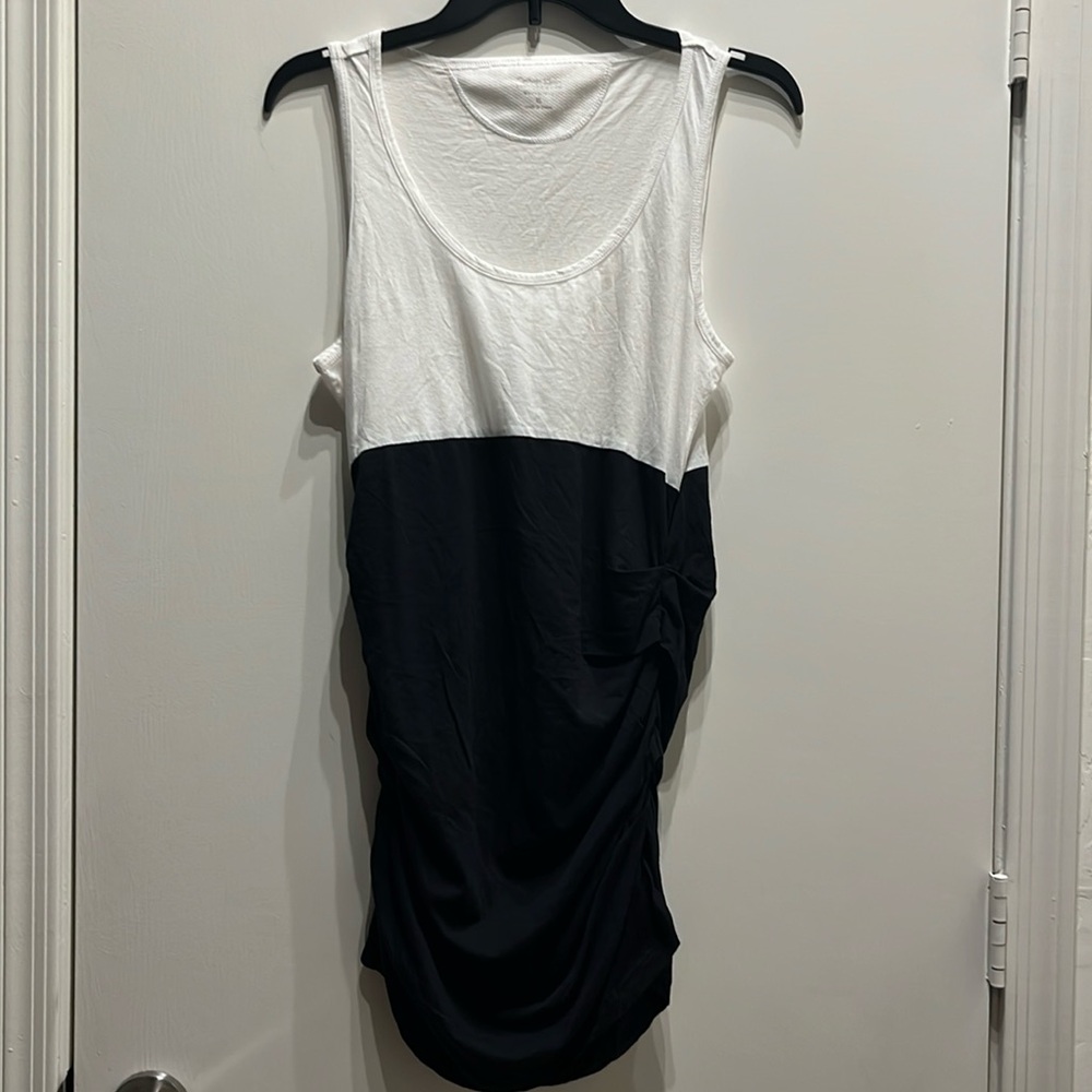 Calvin Klein Split Color Top - image 1